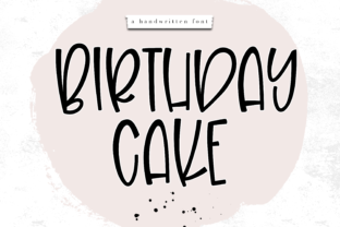 Birthday Cake Font for Bold Campaigns