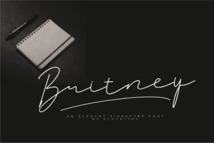 Britney Signature Review: A Script Font for Polished Branding