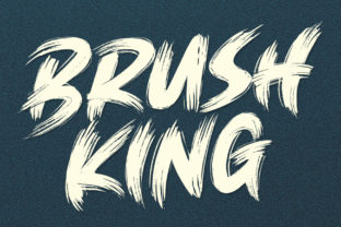 Brush King: A High-Energy Display Font