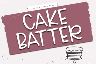 Cake Batter Font for Business Branding