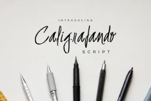 Caligrafando Script: A Relaxed Handwritten Font