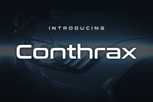 Conthrax: Modern Font for Craft Creators