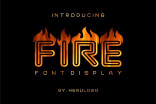 Fire: A Bold Display Font