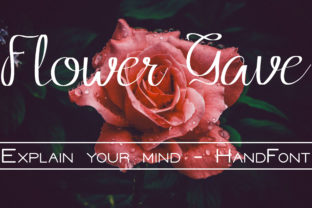 Flower Grave Font: A Script for Campaigns That Stand Out