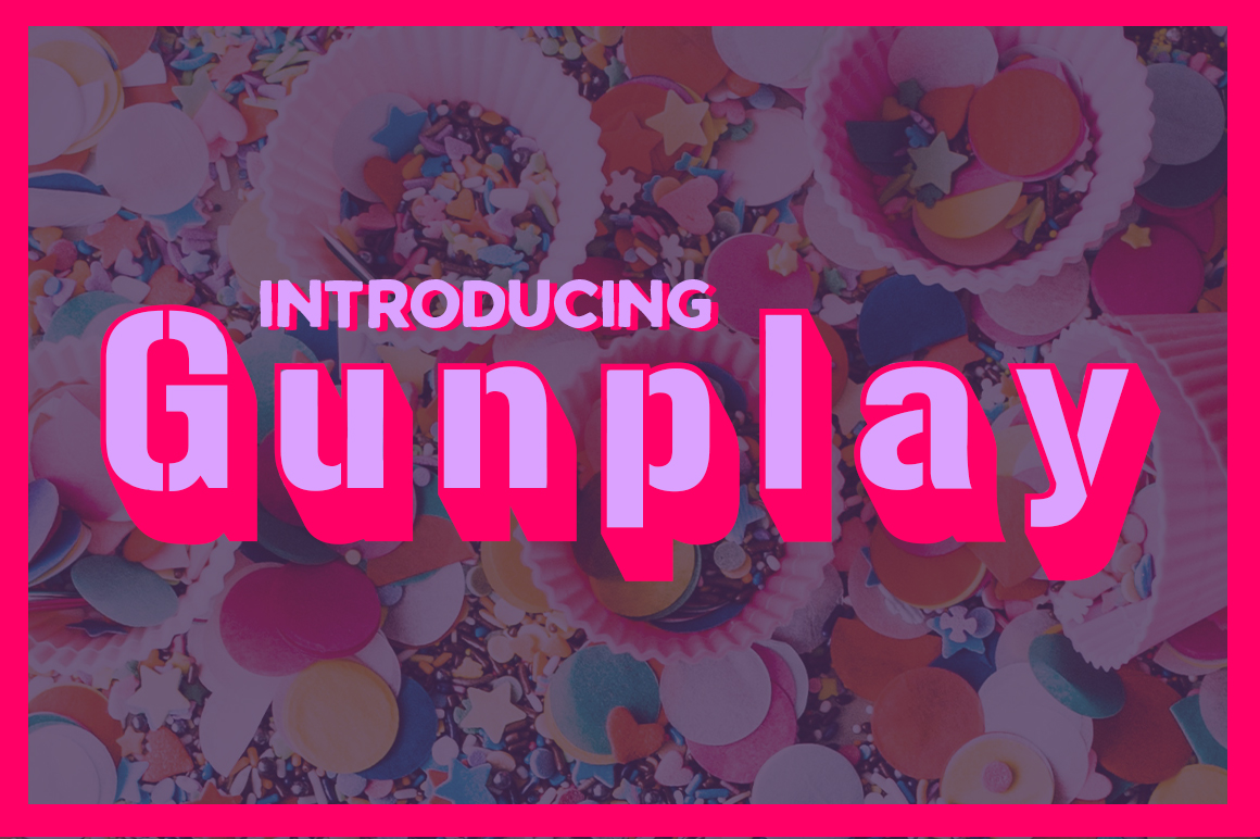 Gunplay: A Bold Typeface for Creative Projects