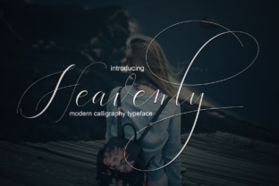 Heavenly Script: A Modern Calligraphy Font for Web-First Design