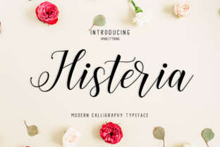 Histeria Script Font: Casual Elegance for Brand Designers