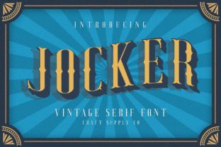 Jocker Family: A Bold Display Font