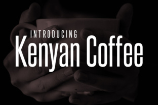 Kenyan Coffee: A Bold, Handcrafted Font