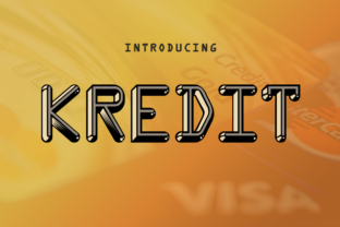 Kredit: A Bold, Modern Font for Designers