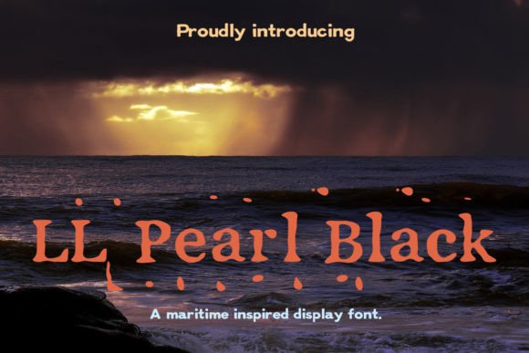 LL Pearl Black: A Bold Typewriter Font for Campaigns