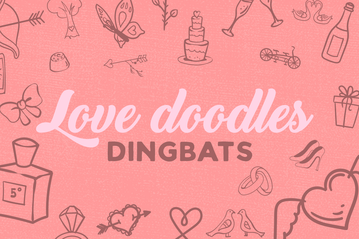 Love Doodles Dingbat: A Handy Font for Small Business Branding That Stands Out