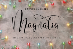Magnalia: A Script Font for Elegant Design