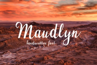 Maudlyn: A Handwritten Font for Creative Projects