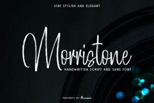 Morristone: A Handwritten Font Duo That Feels Authentic on the Page