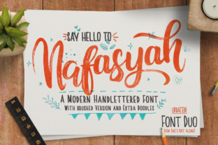 Nafasyah: A Gorgeous Hand-Lettered Font