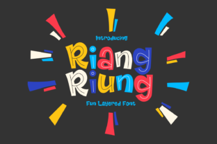 Riangriung: A Playful Display Font