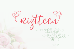 Riztteen: A Classy Script Font for Creative Projects
