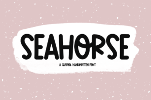 Seahorse: A Quirky Font for Business Branding