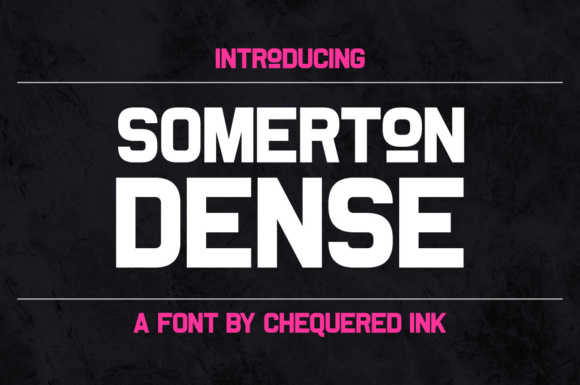 Somerton Dense: A Bold Font for Branding