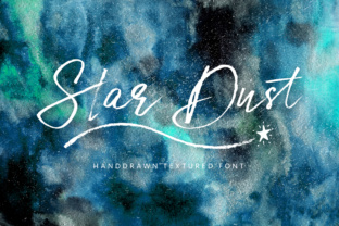 Star Dust: A Script Font for Creative Makers