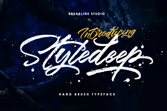 Styledeep: A Handwritten Font for Promos