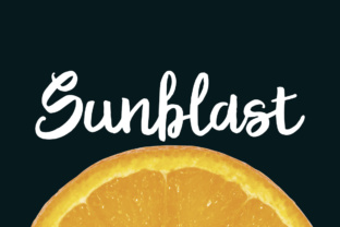Sunblast: A Friendly Script Font