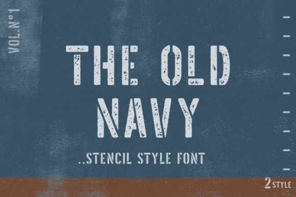 The Old Navy Font: Bold, Unique, and Ready for Display