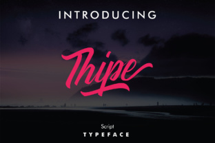 Thipe: The Painterly Script Font That Elevates Brand Storytelling