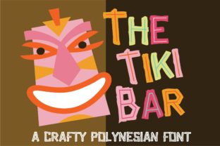 Tiki Bar: A Whimsical Font for Creative Design